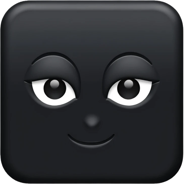 Black notion logo emoji