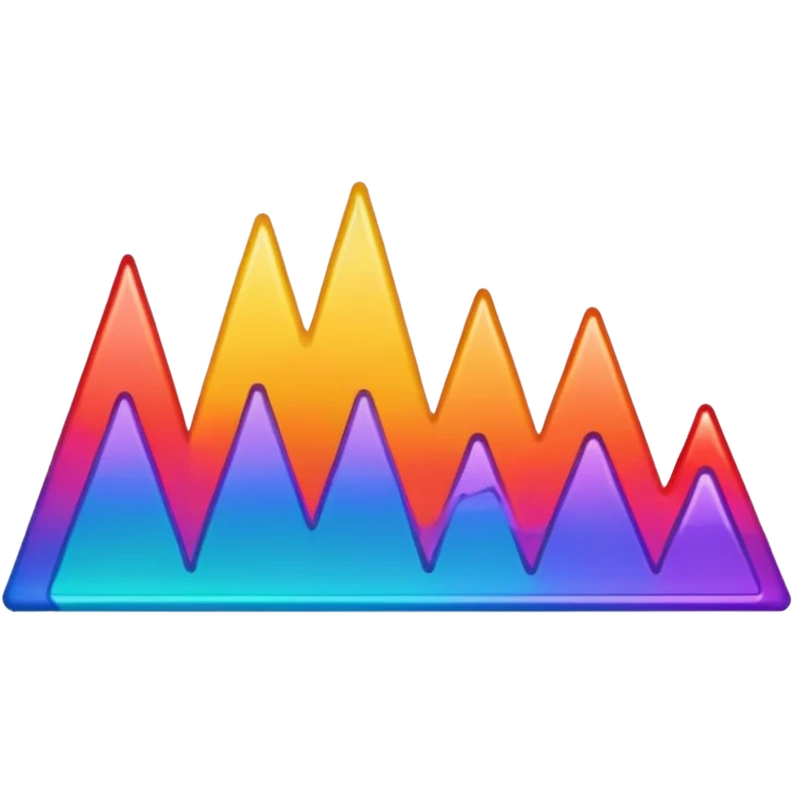 black audio spectrum emoji