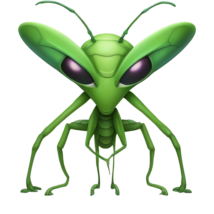 elohim alien  mantis emoji