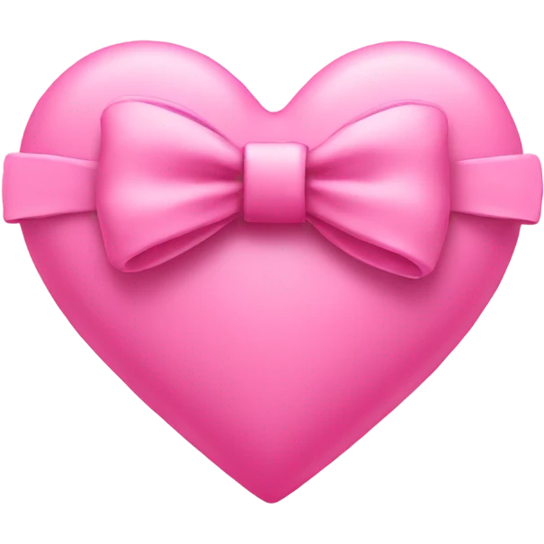 pink heart with bow emoji