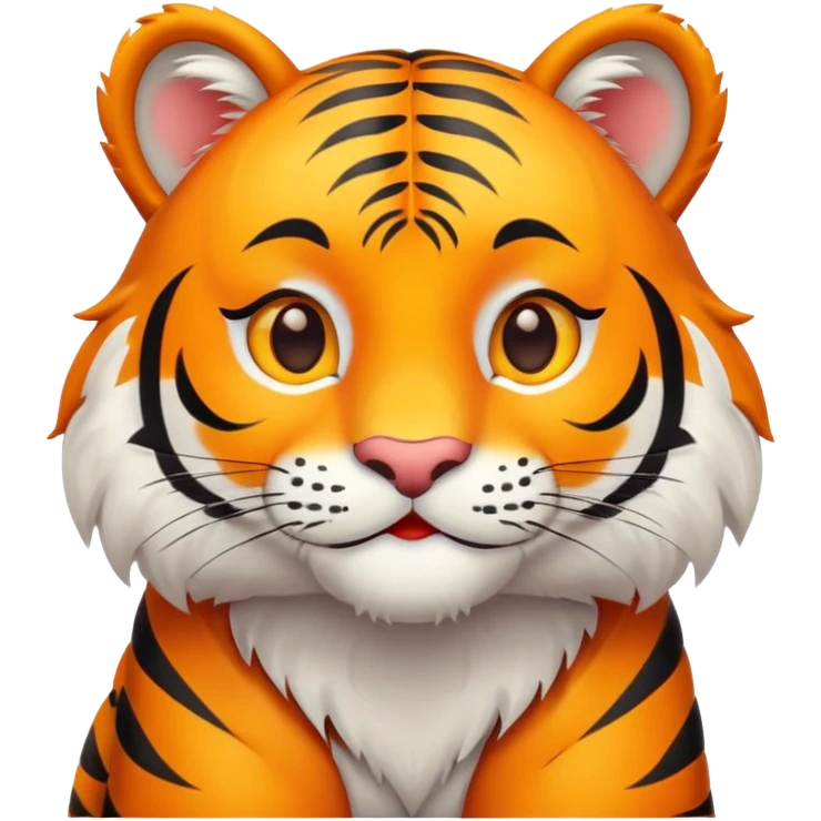 tigre mignon amoureux emoji