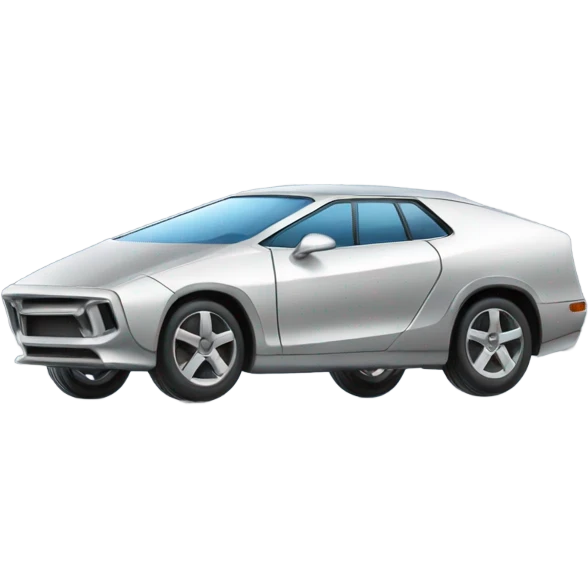 Silver Trapezoid car emoji