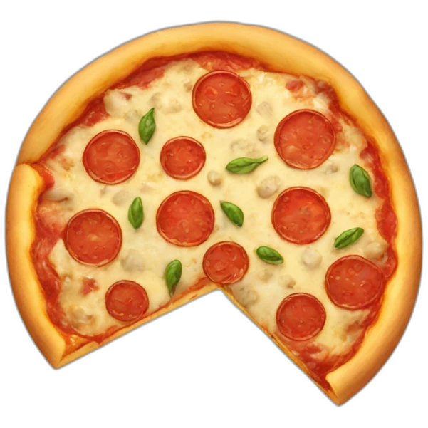 smiling pizza emoji