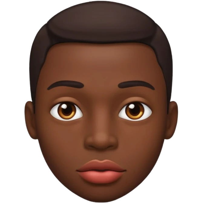 Male with big lips  emoji