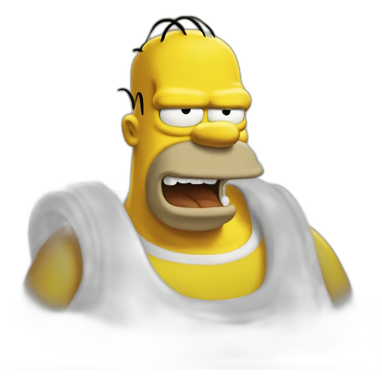 Homer Simpson su taureau emoji