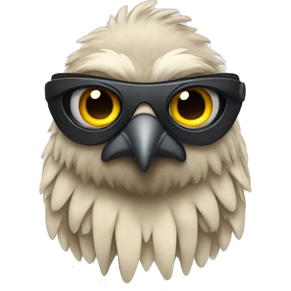 Griffin with eye patch emoji
