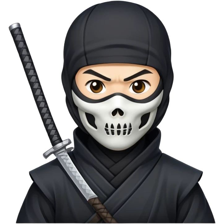 ☠️🥷🏻 emoji