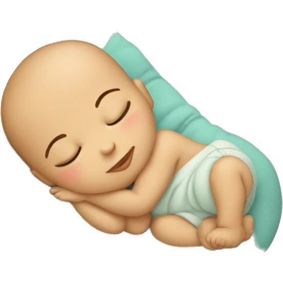 sleeping baby emoji