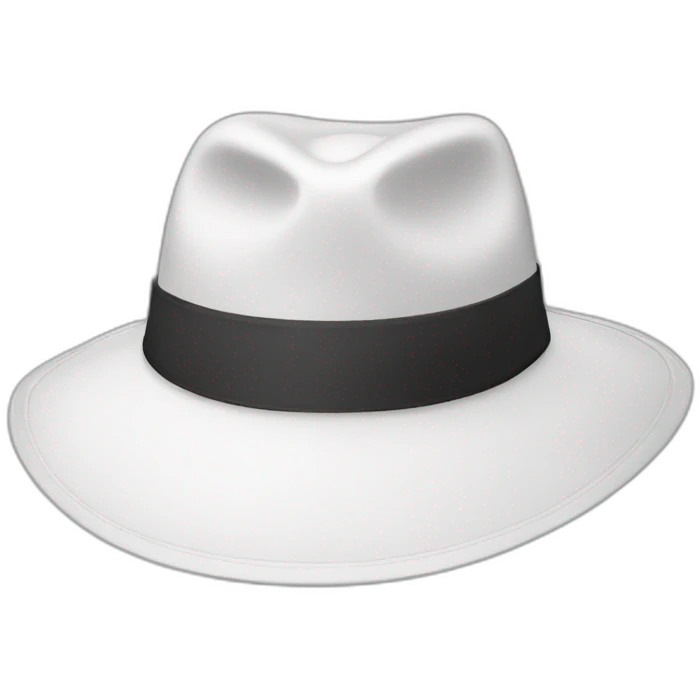 white hat only emoji