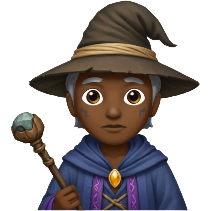 black stoned mage cane emoji