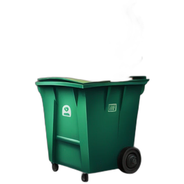 Dumpster on fire emoji