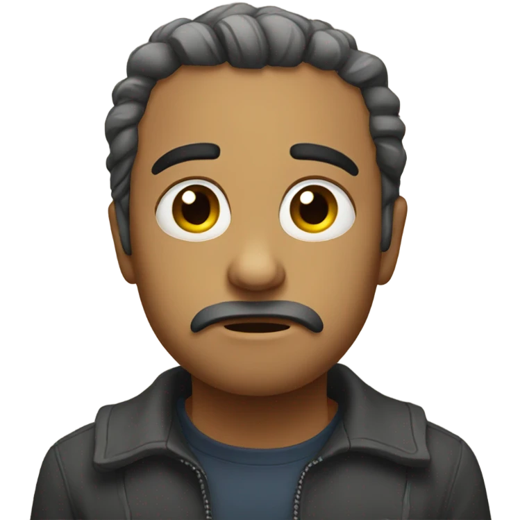 A sad  emoji