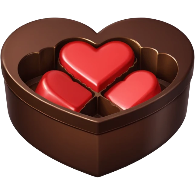 heart shaped box of chocolate emoji