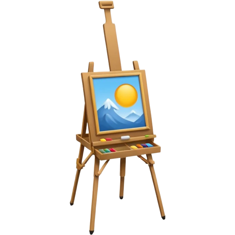artist easel emoji