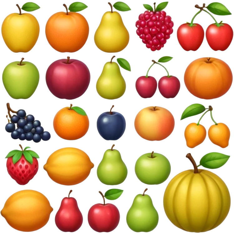 fruits emoji