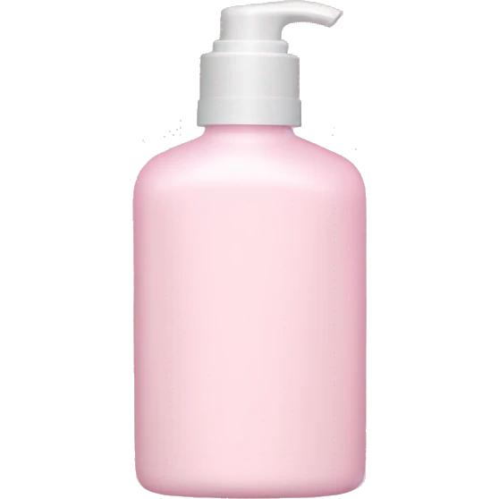 Light pink lotion bottle emoji