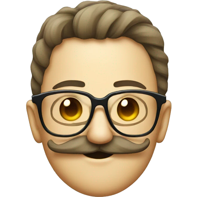 magic disguise mask of glasses mustache and nose emoji