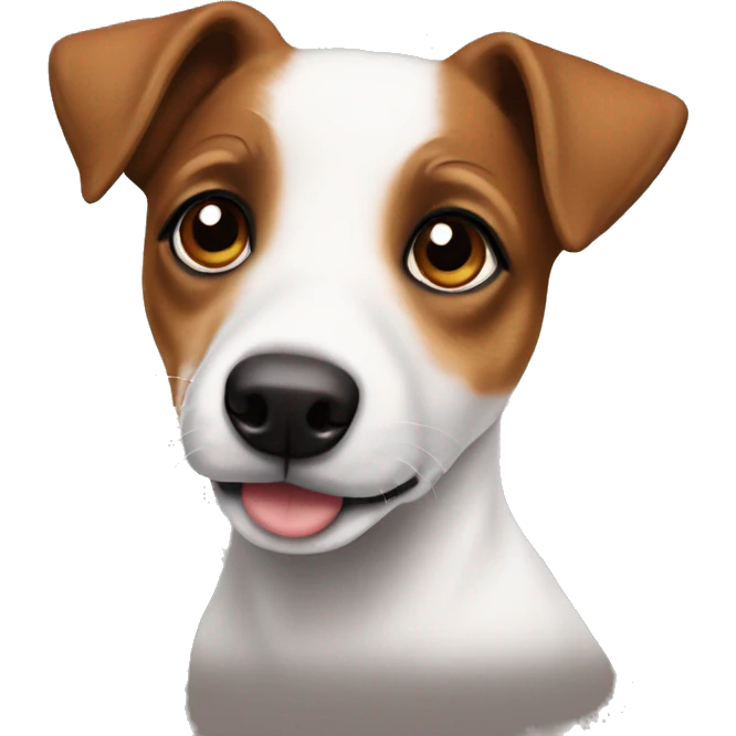 Jack Russell Dog Brown Eyes Puppy emoji