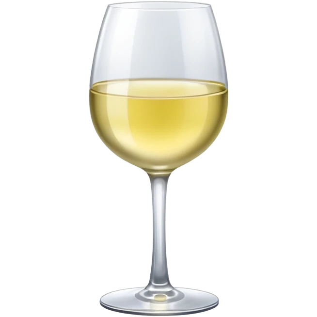 White wine in a glass emoji