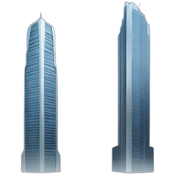 Plane and twin skyscrapers emoji