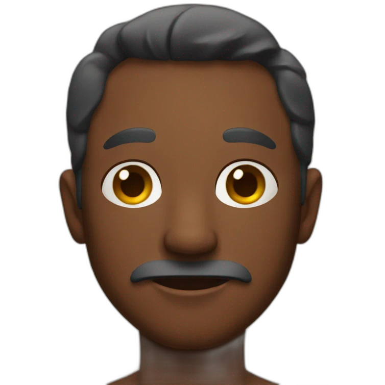 man with a buffalo face  emoji