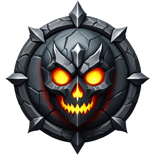 dark soul stone of chaos emblem emoji