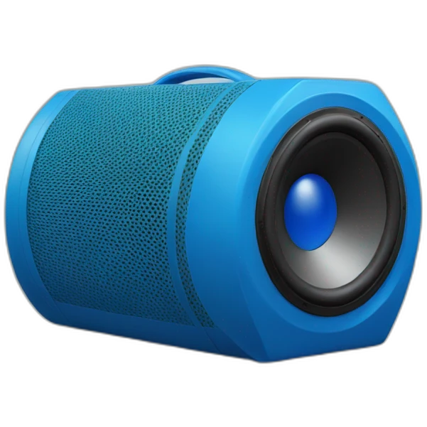 blue, Speaker emoji