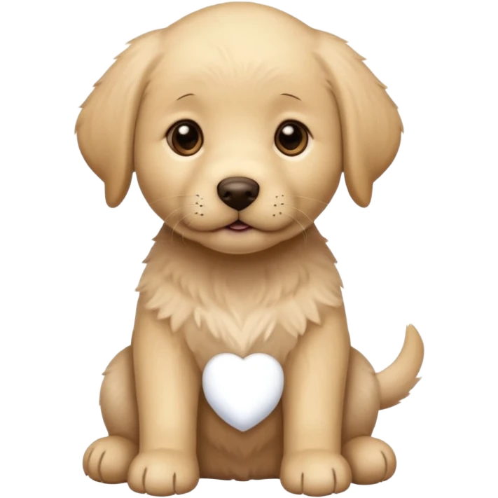 beige labrador puppy. 1 year old emoji