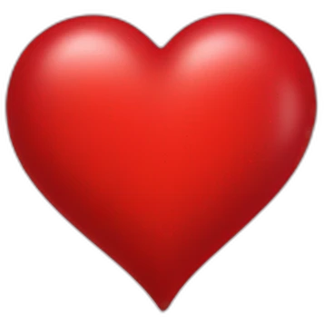 red heart emoji