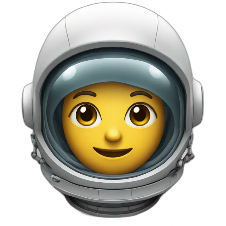 robot astronaut emoji