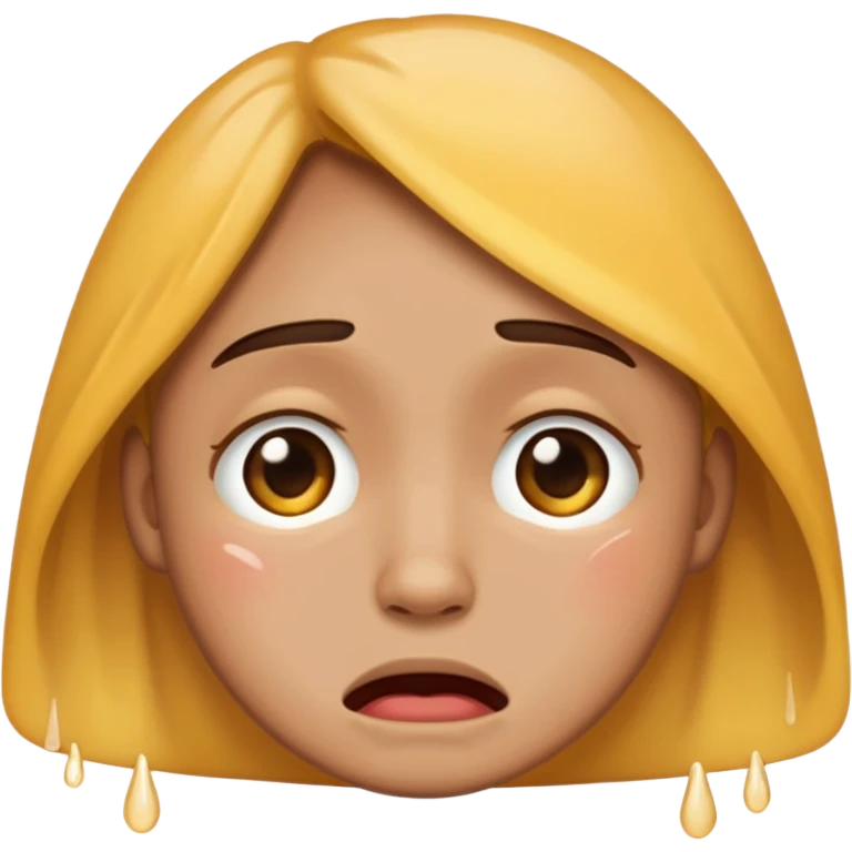 make the crying emoji from apple but just make it into the medium skintone emoji