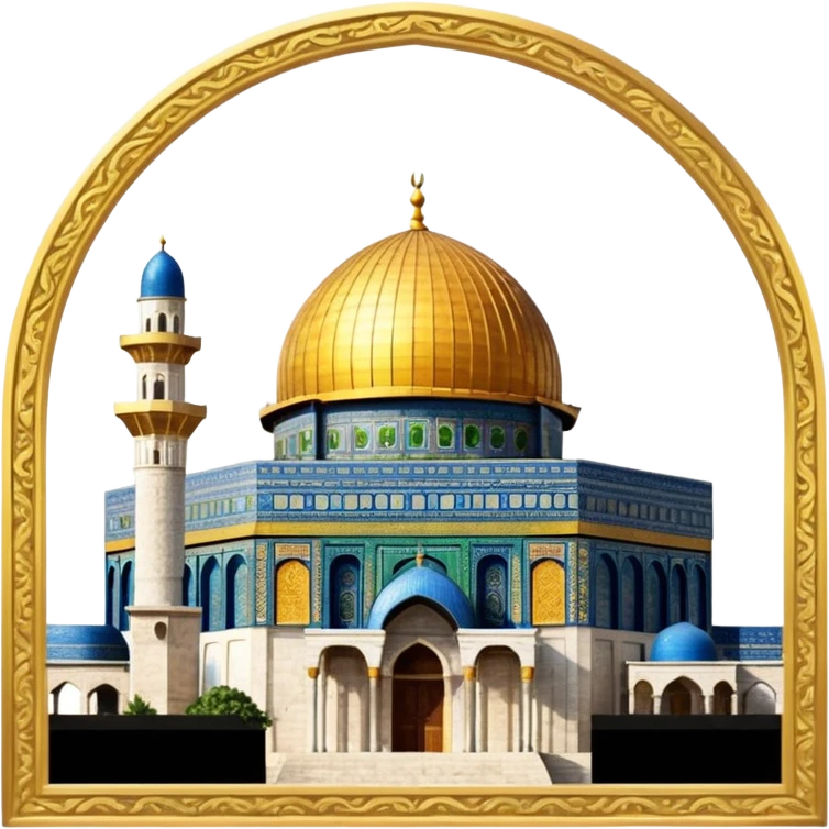 Dome of the rock, Palestine emoji