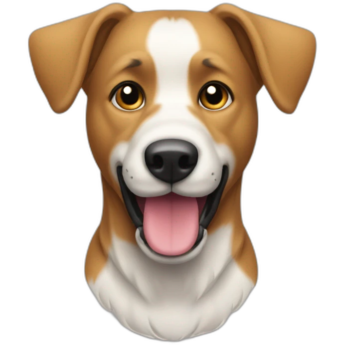 Chien qui fait du rugby emoji
