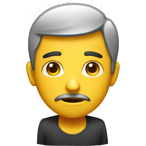 a sad frontend programmer emoji