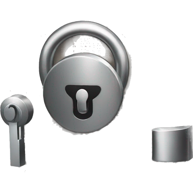 secure safe lock emoji