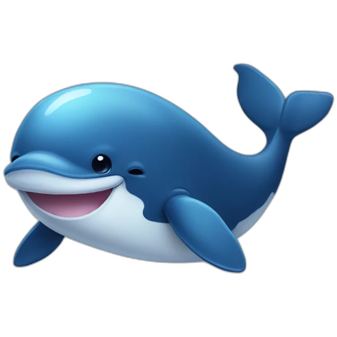 A baby whale emoji