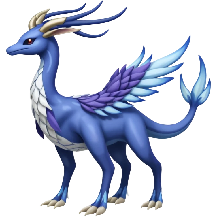 Xerneas-Kyogre-Suicune-Lugia-Fakémon-hybrid-creature (full body)  emoji