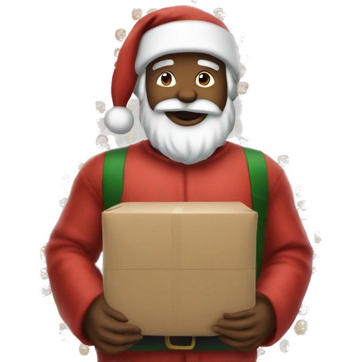 Santa in his 30  emoji