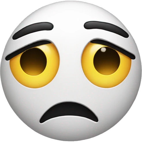Sad face with tears  emoji