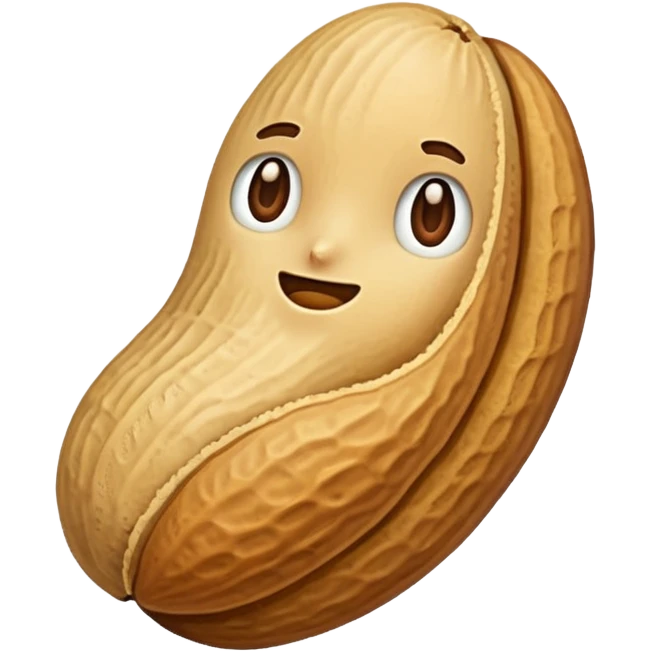a Peanut with detail emoji