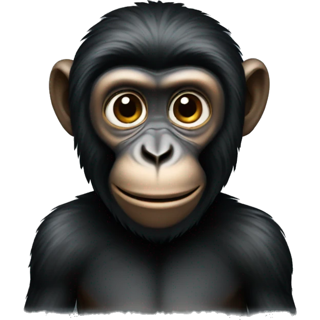 black monkey emoji