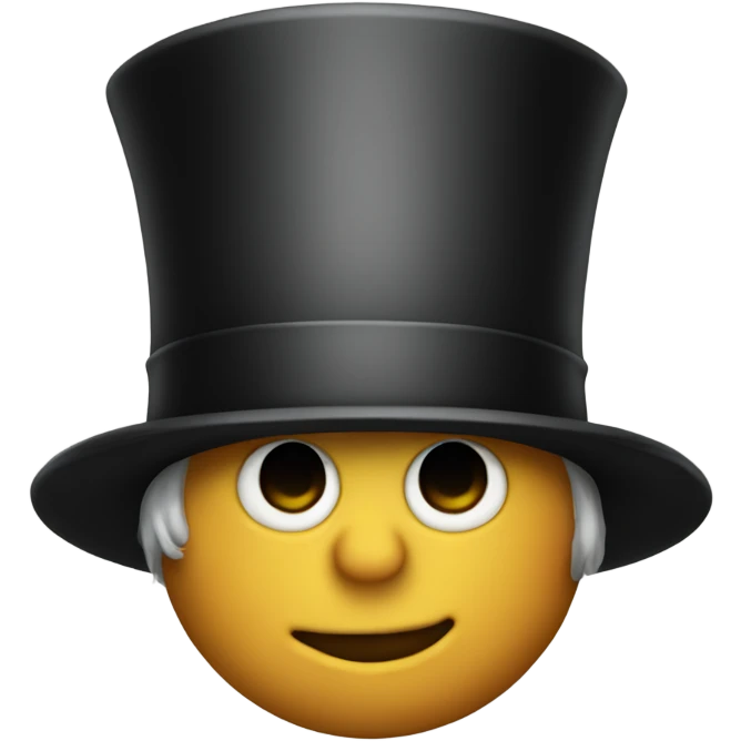 Biden with top hat emoji
