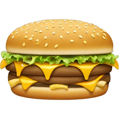 Someone eating 20 big macs emoji