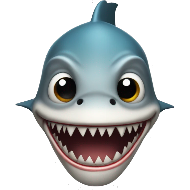 shark clown emoji
