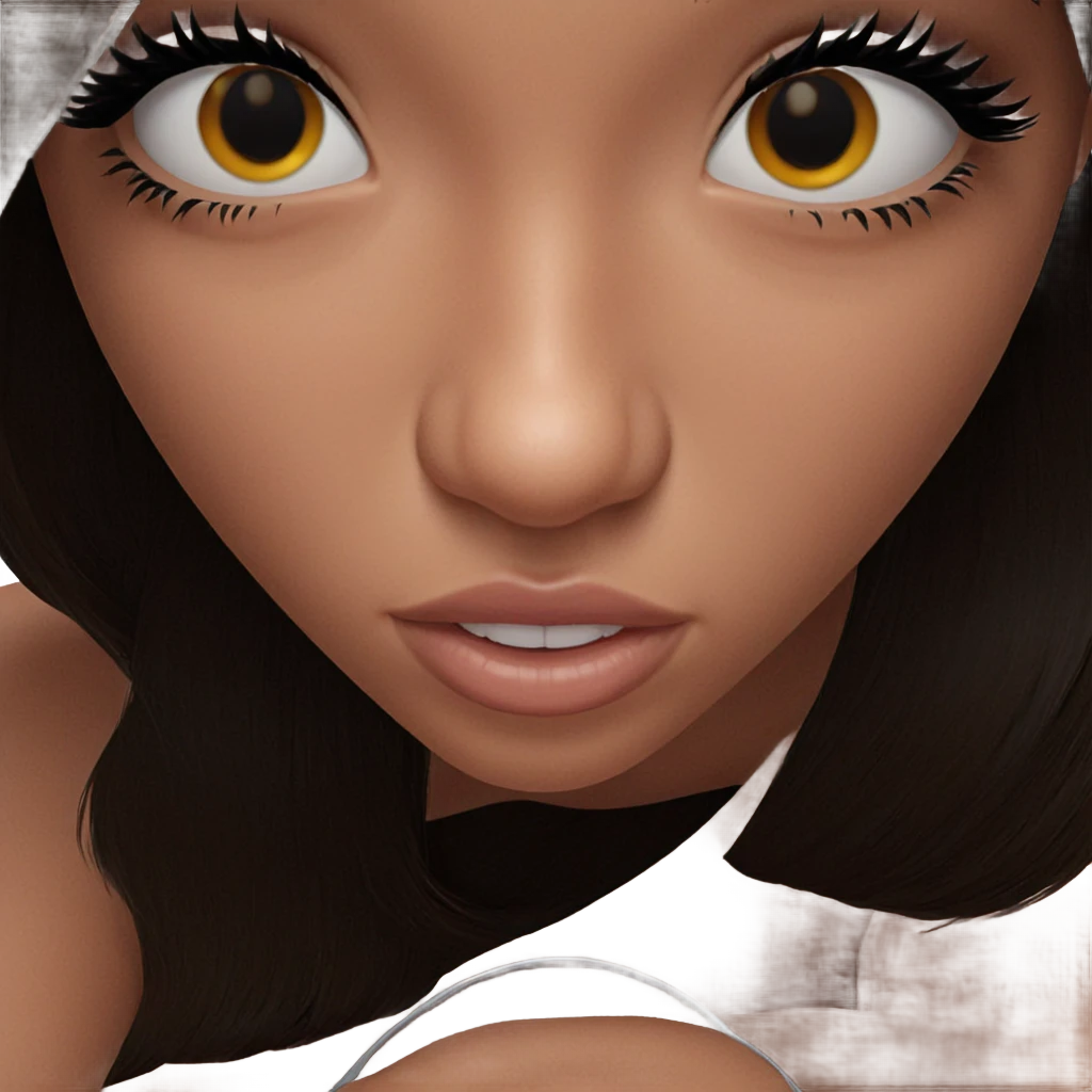 realistic portrait of girl emoji