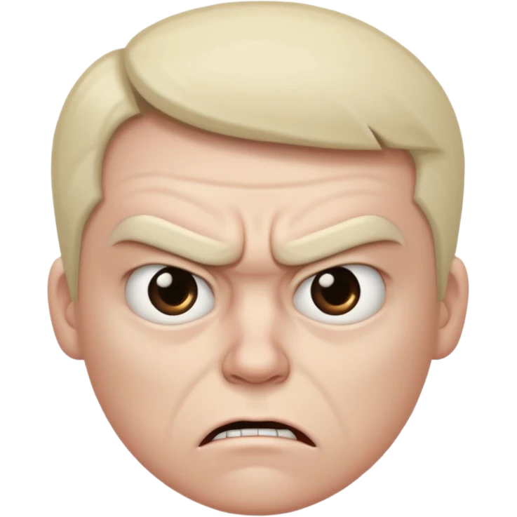 Scary person angry emoji