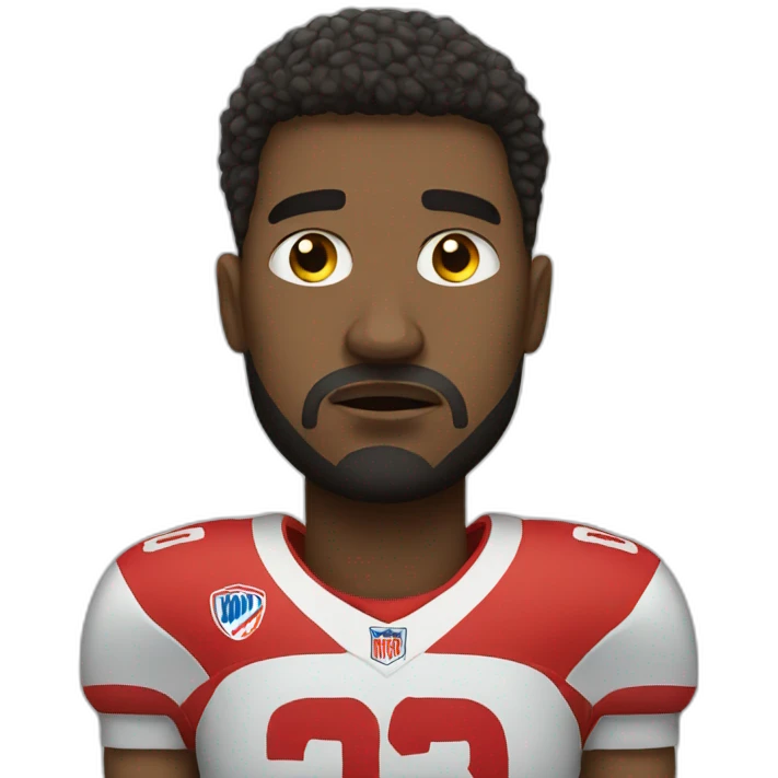 sad fotballer emoji