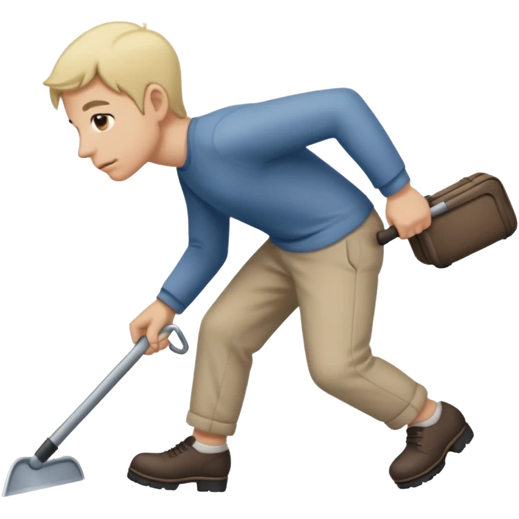 drag your ass (meaning really slow) emoji