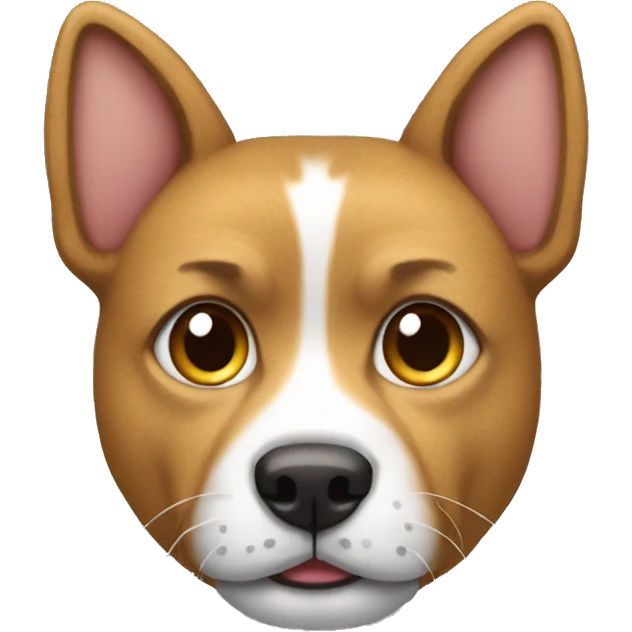 Dog wearing cat costume  emoji