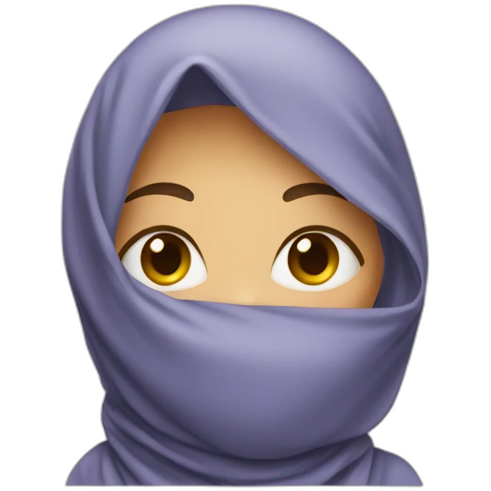 Veiled girl emoji